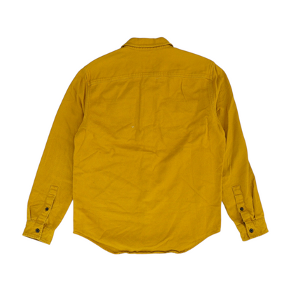 Mustard Solid Flannel Button Down