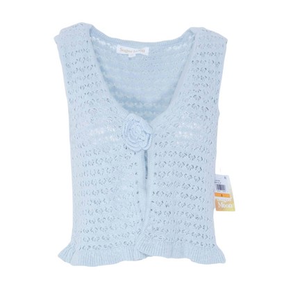 Blue Cardigan Sweater