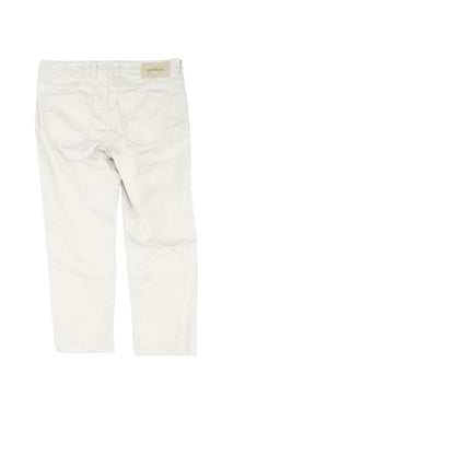 Tan Solid Five Pocket Pants