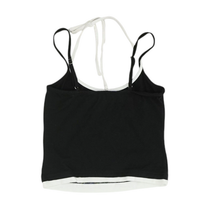 Black Cropped Blouse