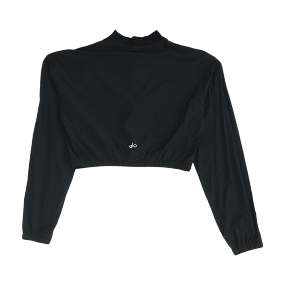 Black Solid Active Jacket