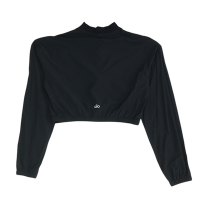 Black Solid Active Jacket