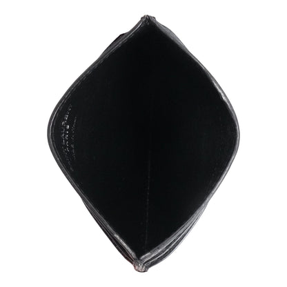 Cassandre Card Case in Smooth Black Leather