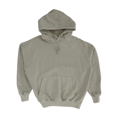 Brown Solid Hoodie Pullover