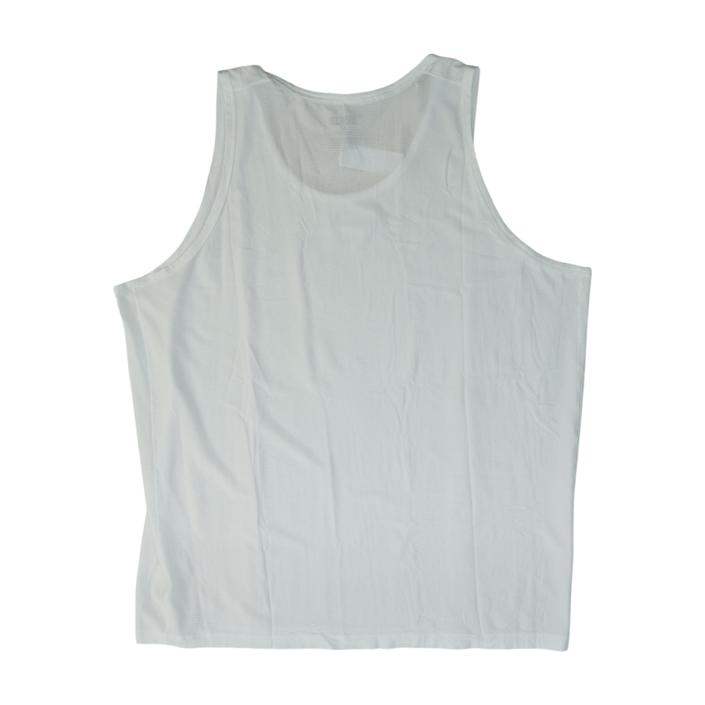 White Solid Active Tank
