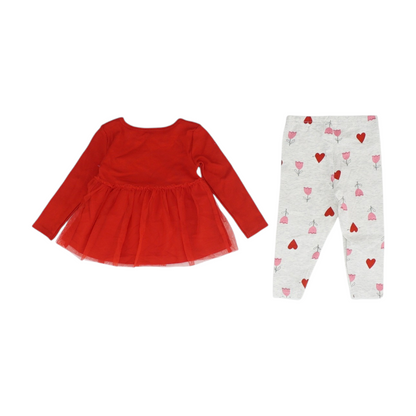 Red Long Sleeve Set