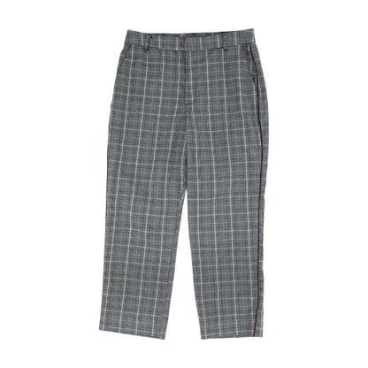 Gray Plaid Pants
