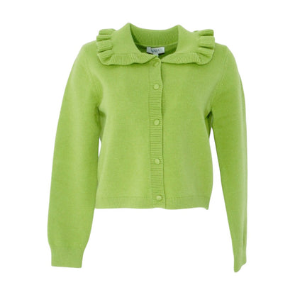 Green Cardigan Sweater