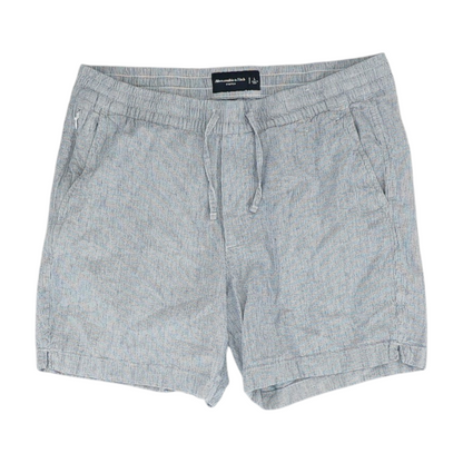 Blue Striped Chino Shorts