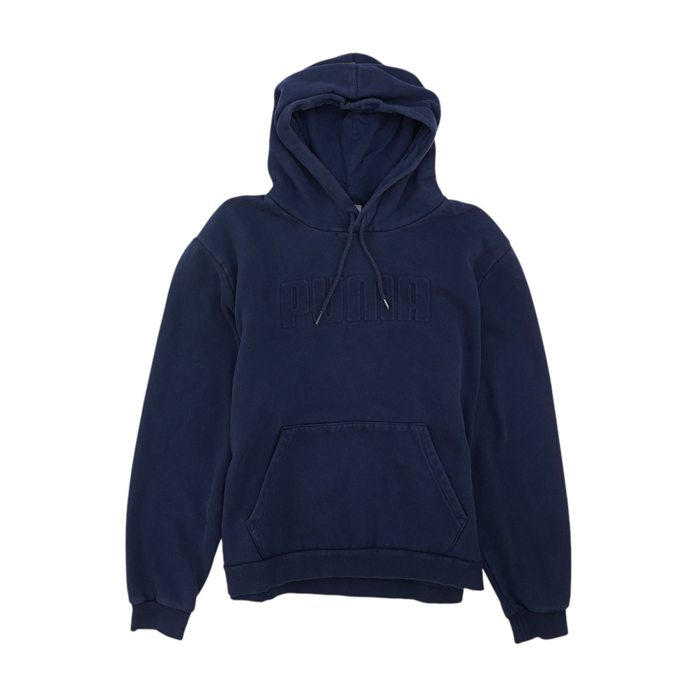Navy Solid Hoodie Pullover