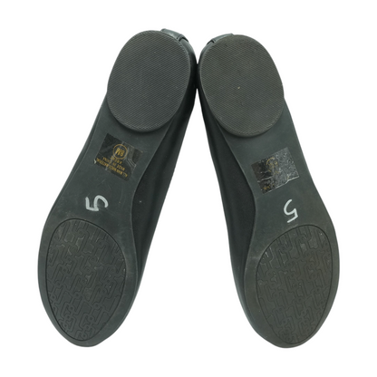 Black Slip-On Flats
