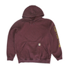 Maroon Solid Hoodie Pullover