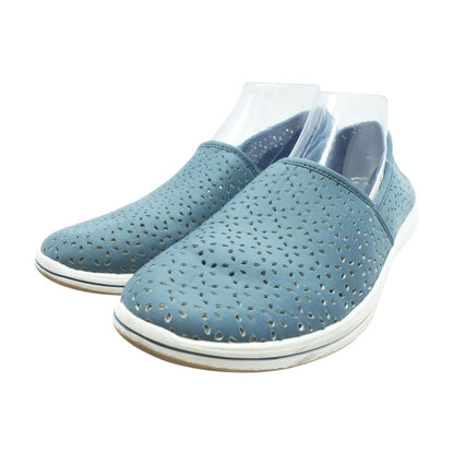 Blue Boat Shoe Flats