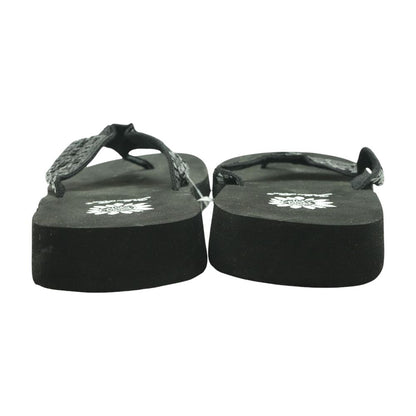 Black Flip Flop Sandals