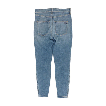 Blue Solid Jeans