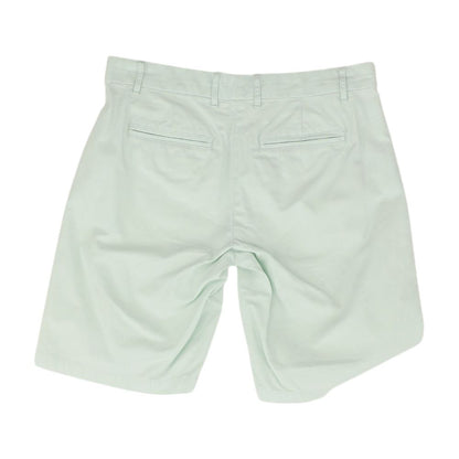 Green Solid Chino Shorts