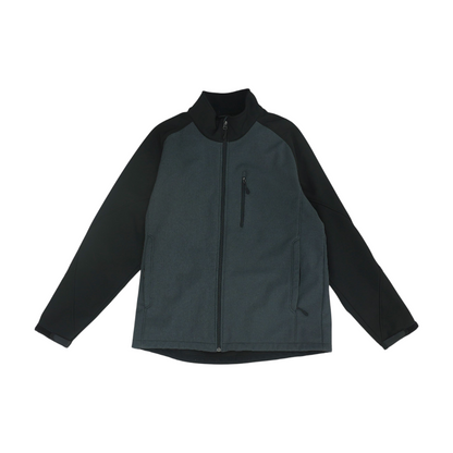 Gray Color Block Jacket