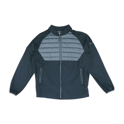 Gray Color Block Jacket