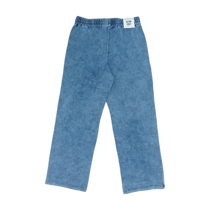 Blue Straight Pants