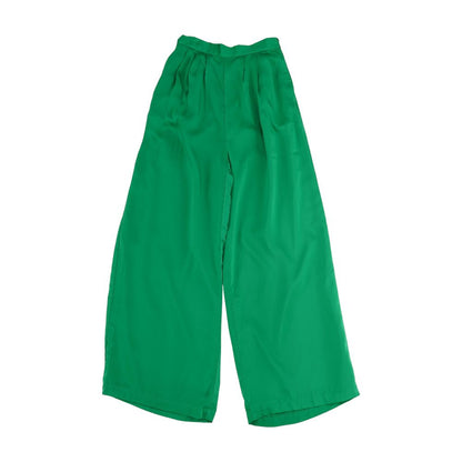Green Solid Pants