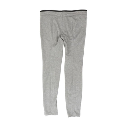 Gray Solid Leggings