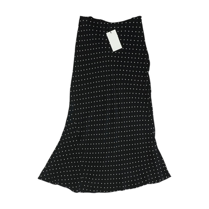 Black Polka Dot Maxi Skirt