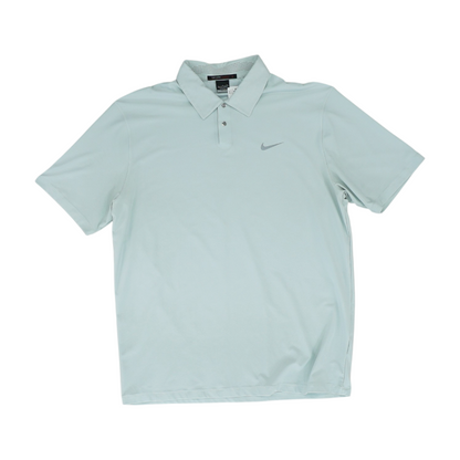 Gray Solid Short Sleeve Polo