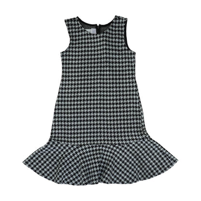 Black Houndstooth Dress