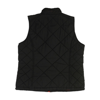 Black Solid Active Vest
