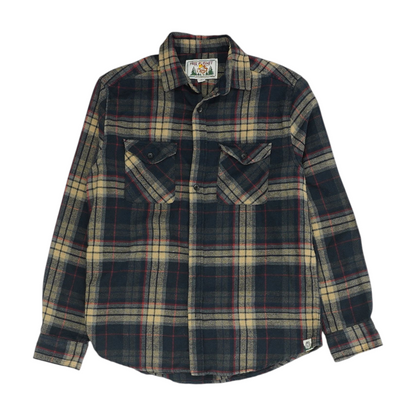 Free Planet Multi Plaid Flannel Button Down – Image 1