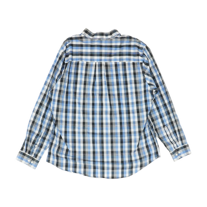Blue Check Long Sleeve Button Down