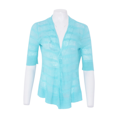 Blue Cardigan Sweater
