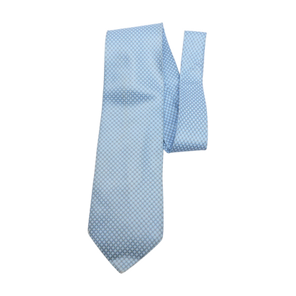 Blue Geometric Neck Tie