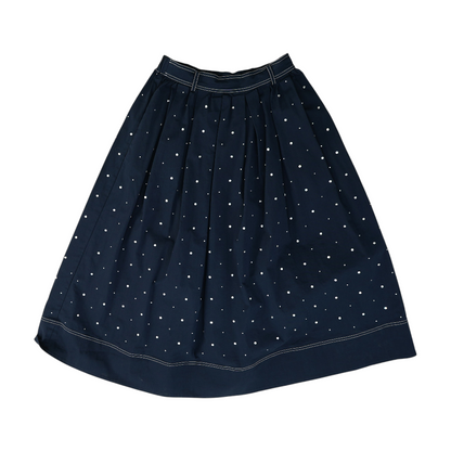 Navy Midi Skirt