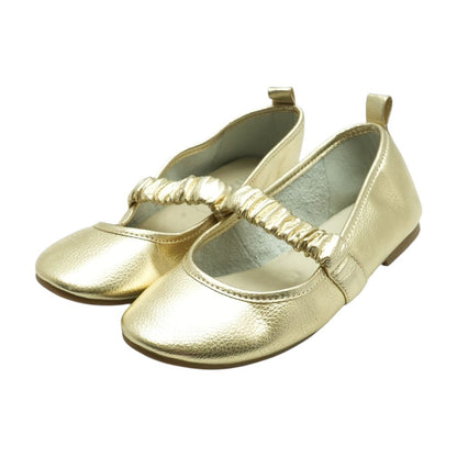 Gold Ballet Flats