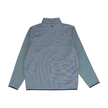Blue Striped 1/4 Zip Pullover