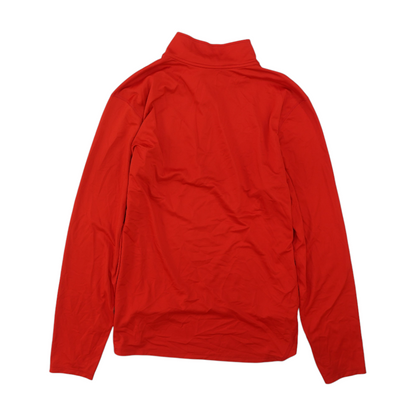 Nike Red Cincinnati Reds Solid 1/4 Zip Pullover – Image 2
