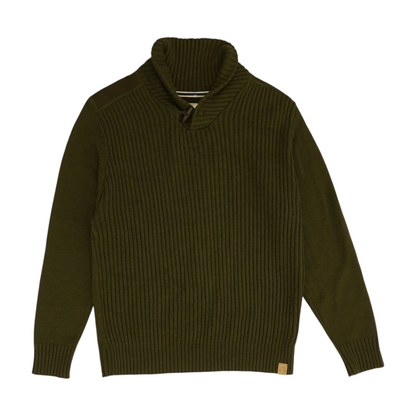 Green Solid Pullover Sweater