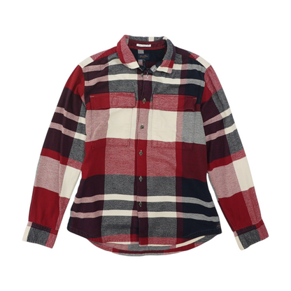 Multi Plaid Flannel Button Down