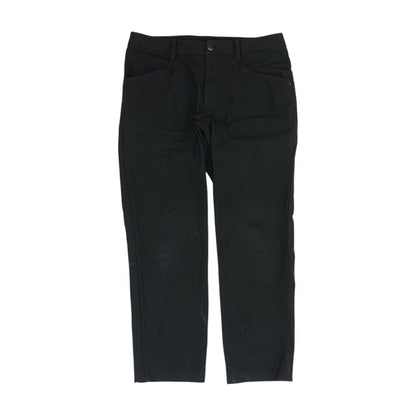 Black Solid Chino Pants