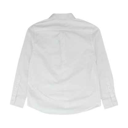 White Long Sleeve Button Down