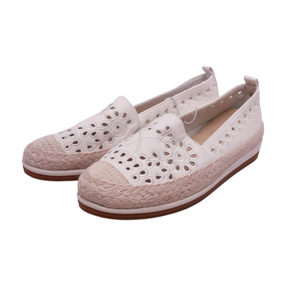 White Ballet Flats