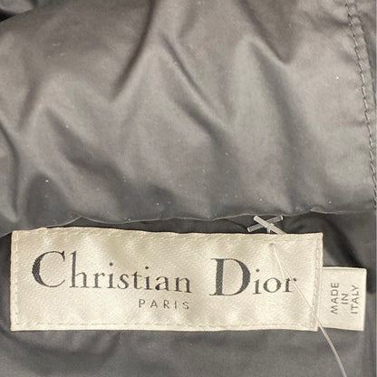 Black Dior Oblique Hooded Down Jacket