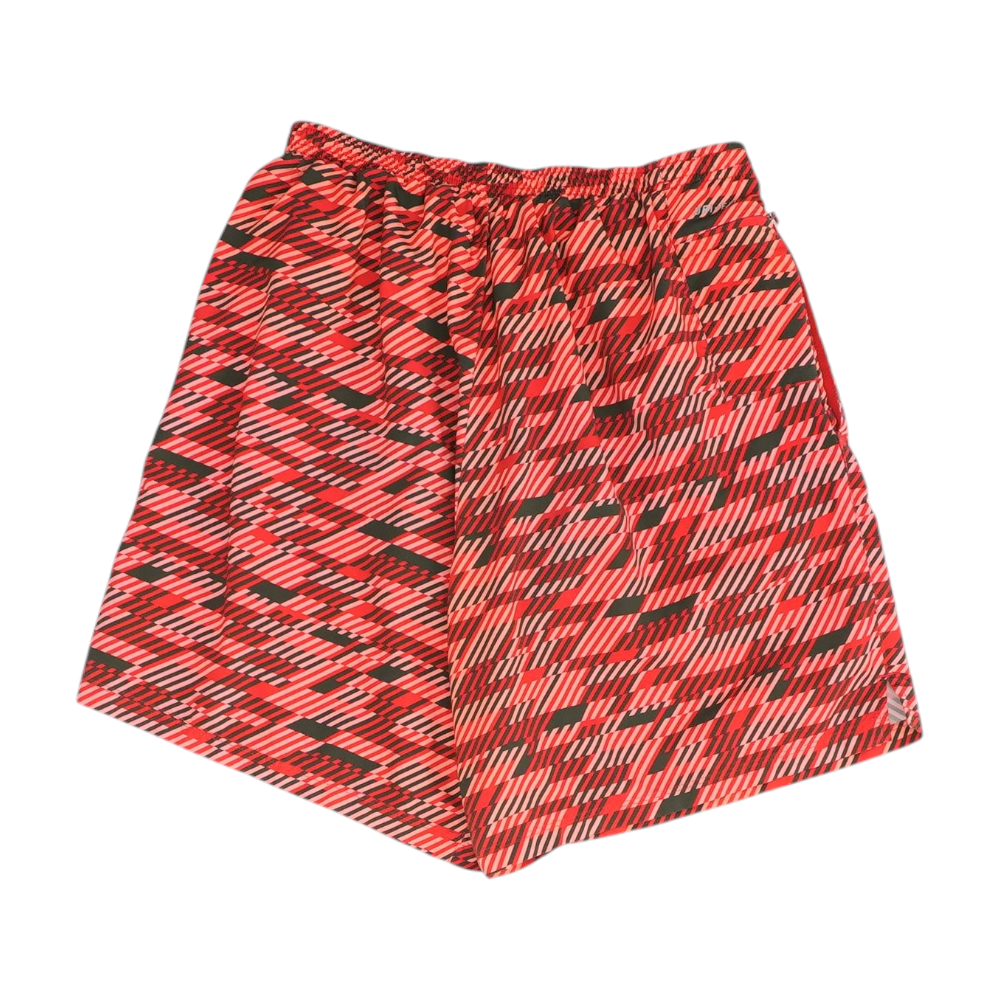 Red Print Active Shorts