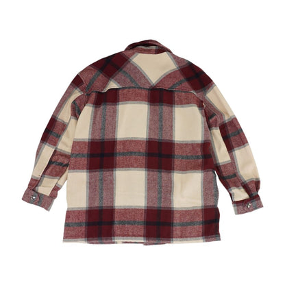 Red Plaid Flannel Button Down