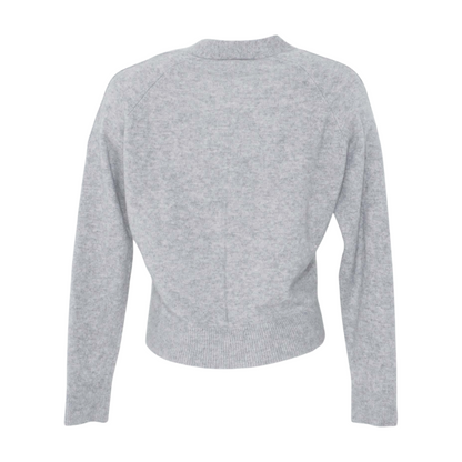 Gray Cardigan Sweater