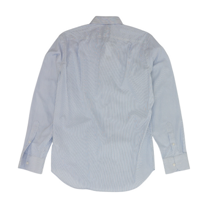 Blue Striped Long Sleeve Button Down