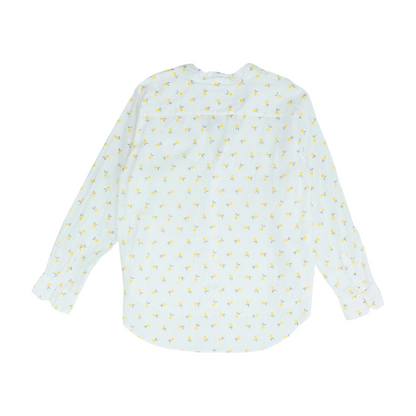 Ivory Graphic Button Down