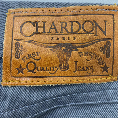 Vintage Burgundy Color Block Regular Jeans