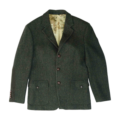 Green Chevron Sport Coat